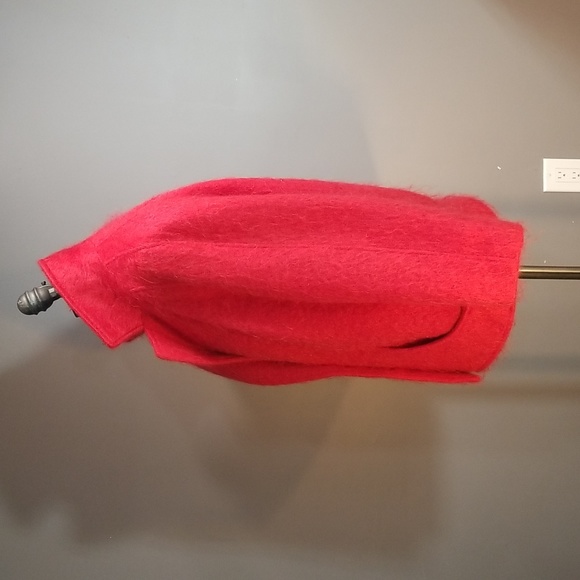 Vintage red Murray Brothers Scotland Wool Mohair double breasted jacket size  M - Picture 2 of 16